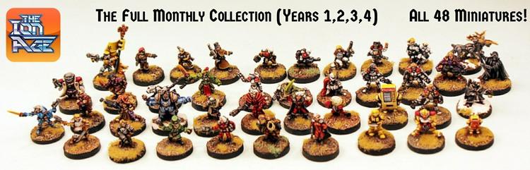 The Whole Monthly Collection 48 - 48 Unique Miniatures