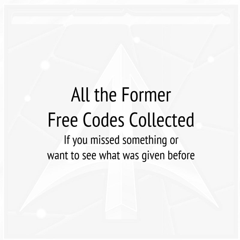 Former Free Codes Collected