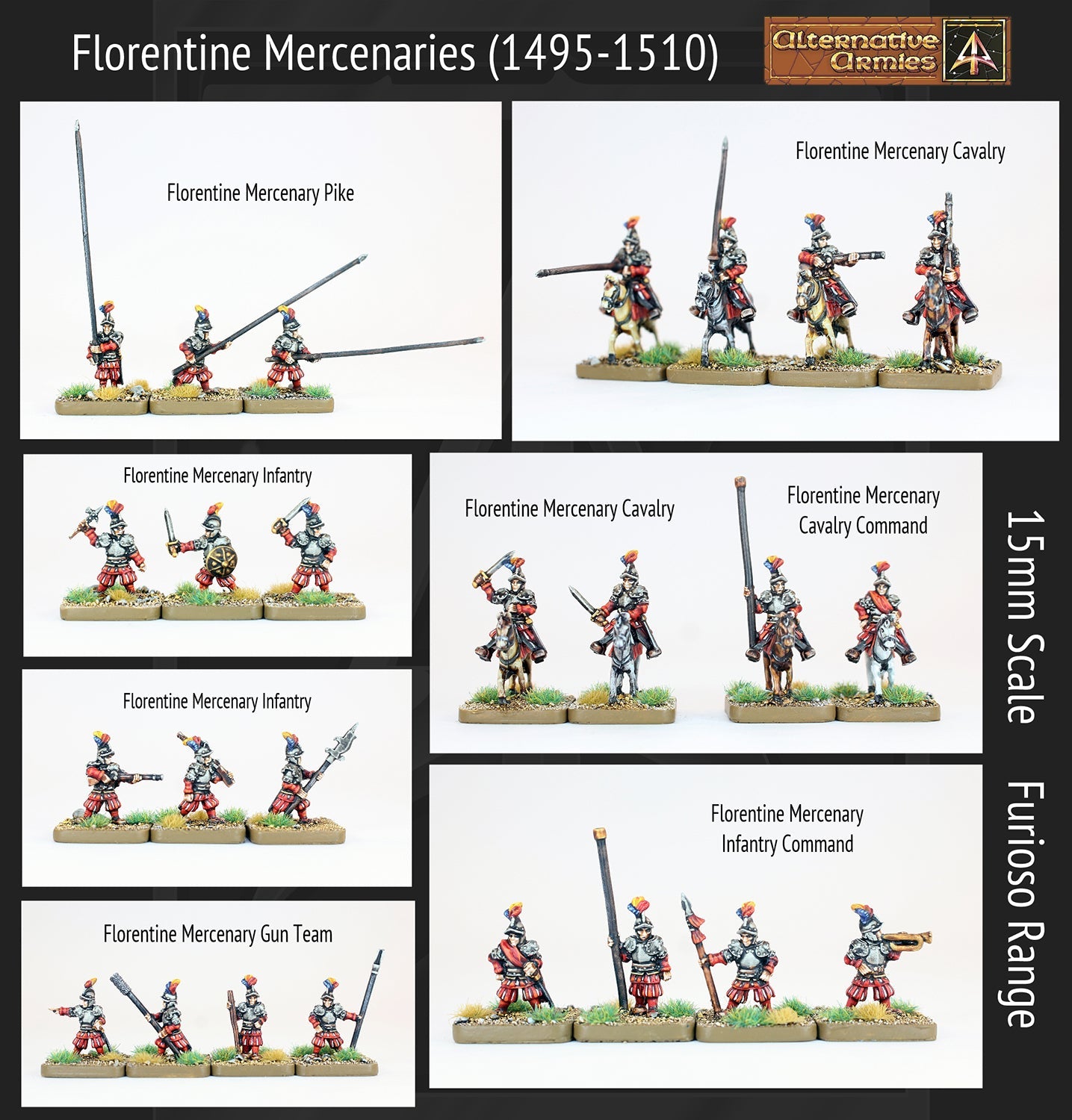 15mm Renaissance Altuos range