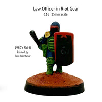 116 Law Officer in Riot Gear