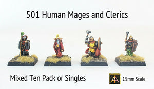 501 Human Mages and Cleric