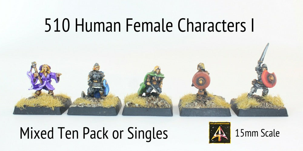 510 Human Female Characters