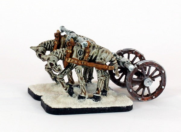 PTD 59503-LT Undead Limber Team: Pro Painted Undead Horses & Limber