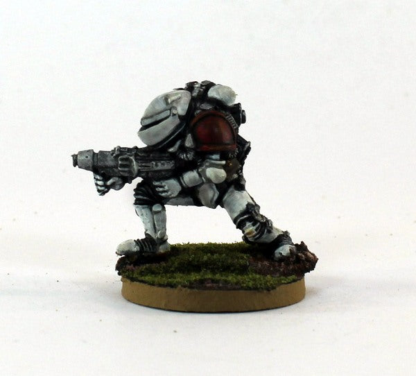 PTD IA062 Retained Knight with Valerin Laser Rifle - White Armour  (1)