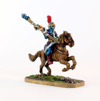 PTDFL20-02: Mounted Sorcerer Lord with rearing Horse and separate staff.