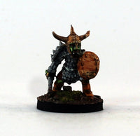 PTD OH2-04: Hob Goblin in horned helm with Sword and Shield