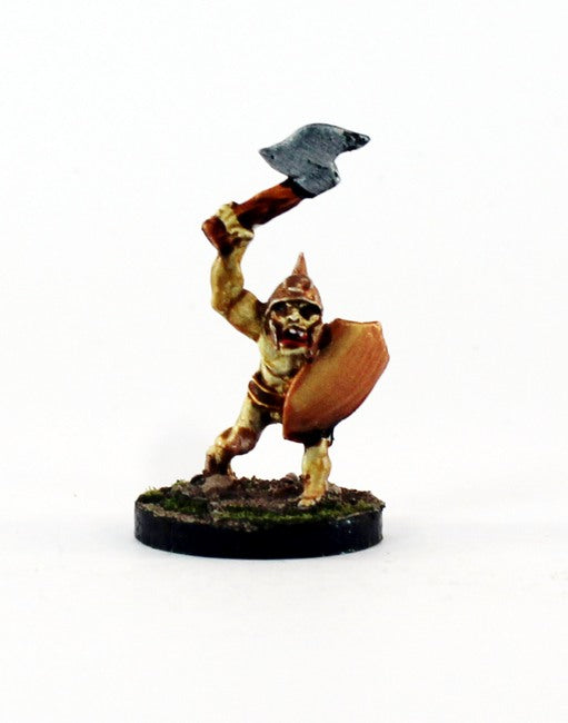 PTD OH3-02: Cros Goblin with Axe raised and shield (1)