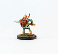 PTD CE1-04: Elf advancing with Spear and Shield.