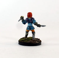 PTD CE22-02 Female Elf Assassin with Knives