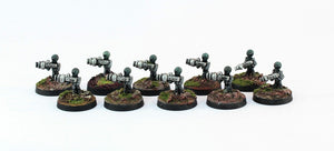 PTD HOF49 Grey Alien Soldiers - 10 Miniatures - Set 1