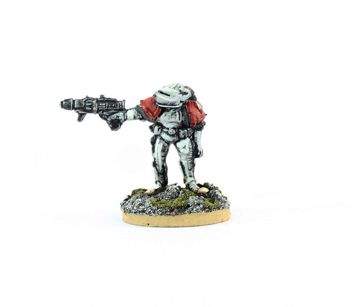 PTD IA010 Retained Knight with Hermit Plasma Rifle - White