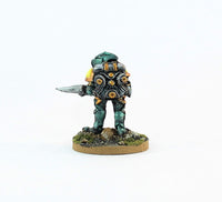 PTD IA015 Retained Varlet with Angis Rifle - Green