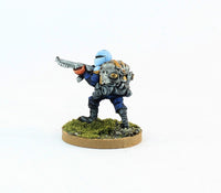 PTD IA047 Muster Private turning shooting Moth Rifle - Blue