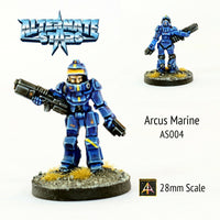 AS004 Arcus Marine with Gauss Rifle and Pistol