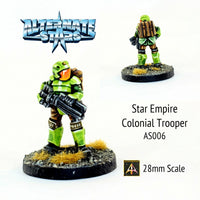 AS006 Star Empire Colonial Trooper with Rifle