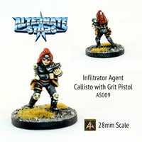 AS009 Infiltrator Agent Callisto with Grit Pistol