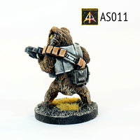 AS011 Uhul Warrior with Laser Cannon  (40mm Tall)