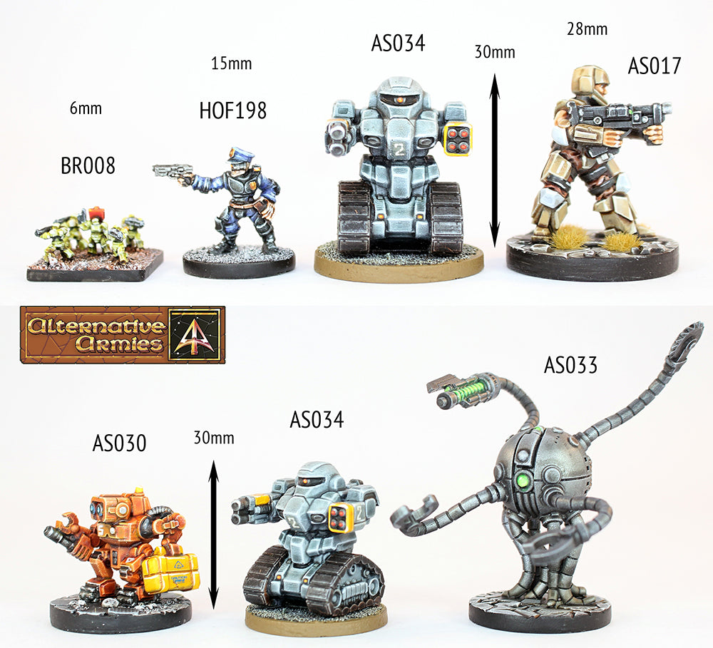 AS034 Warbot IV (Any Scale Use) - Included free in all shipped event orders!