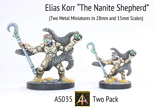 AS035 Elias Korr the Nanite Shepard (Two Miniatures) - Save 20%