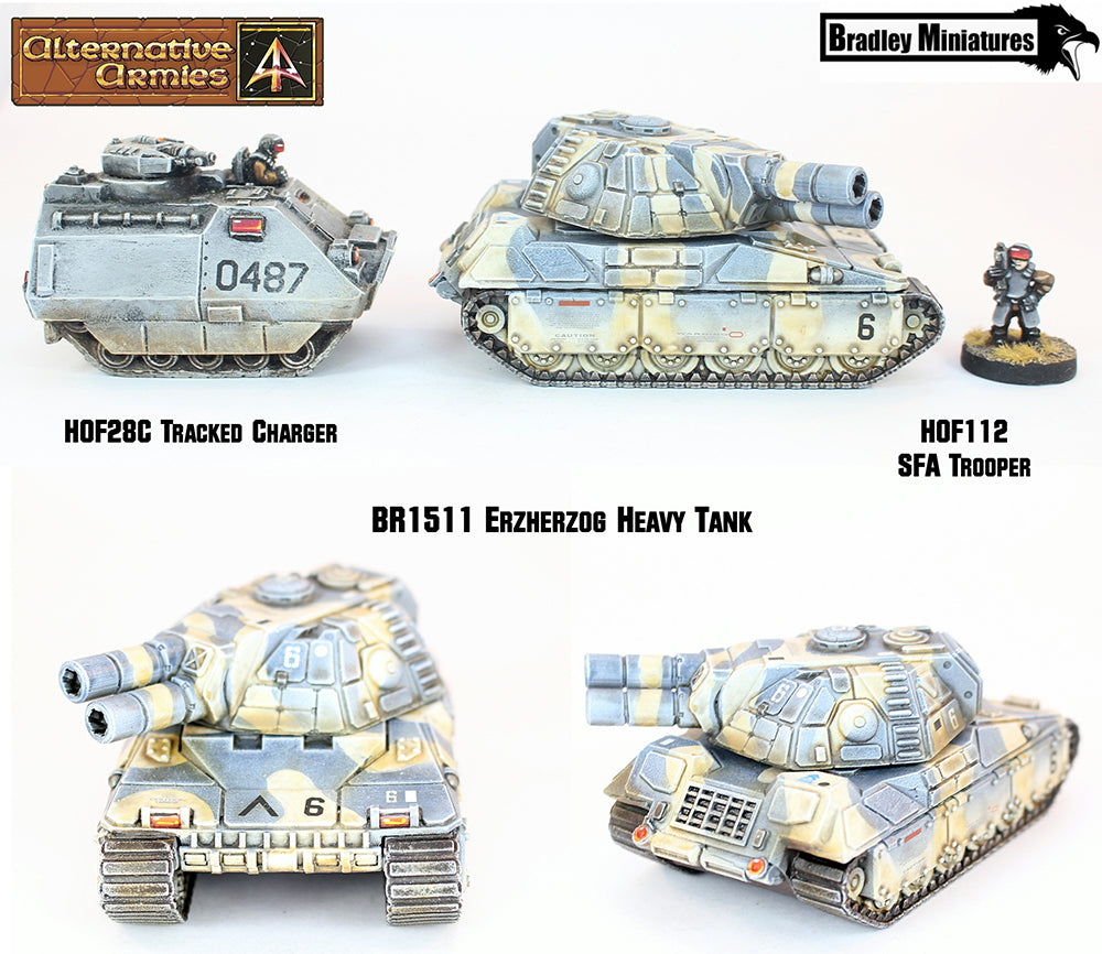BR1511 Erzherzog Heavy Tank (with three turret load outs included)