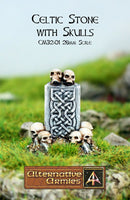 CM32-01 Celtic Stone with Skulls (Scatter Scenic)