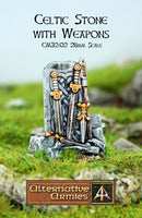 CM32-02 Celtic Stone with Weapons (Scatter Scenic)