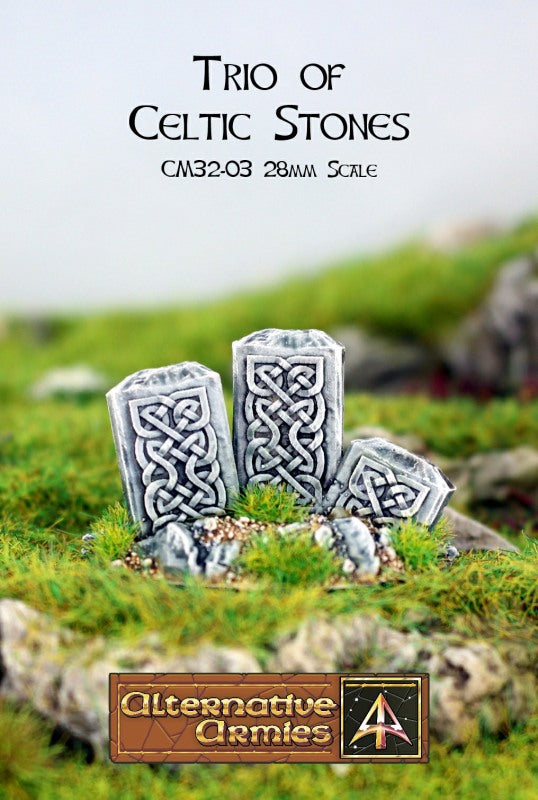 CM32-03 Trio of Celtic Stones (Scatter Scenic)