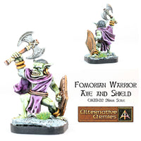 CM33-02 Fomorian Warrior axe and shield