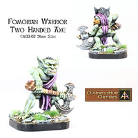 CM33-03 Fomorian Warrior two handed axe