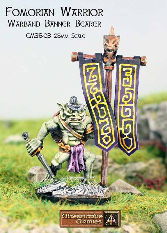 CM36-03 Fomorian Warrior Banner Bearer