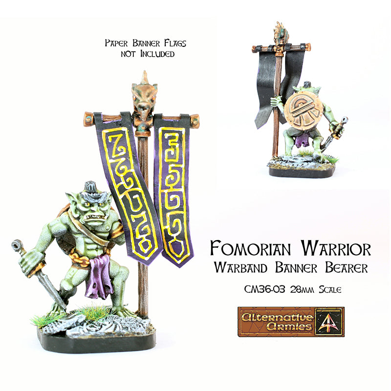 CM36-03 Fomorian Warrior Banner Bearer