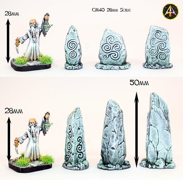 CM40 Cromlech Stone Circle (Scatter Scenics) (Set of Six or Choose Singles)