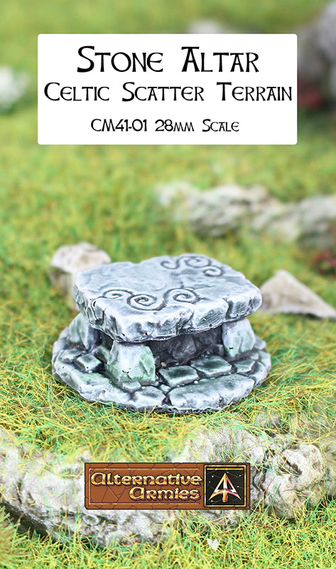 CM41-01 Celtic Stone Altar (Scatter Scenic)