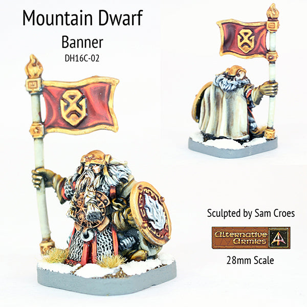 DH16C-02 Mountain Dwarf Banner