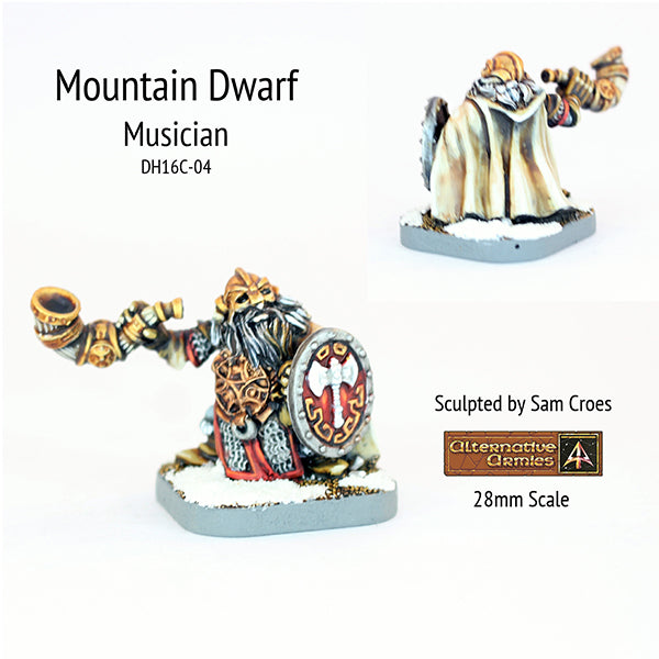DH16C-04 Mountain Dwarf Musician