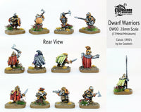 DW00 Dwarf Warriors Set (Thirteen Miniatures with Saving)