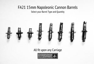 FA21 Napoleonic Cannon Barrels (Taken from all Brickdust Nations)