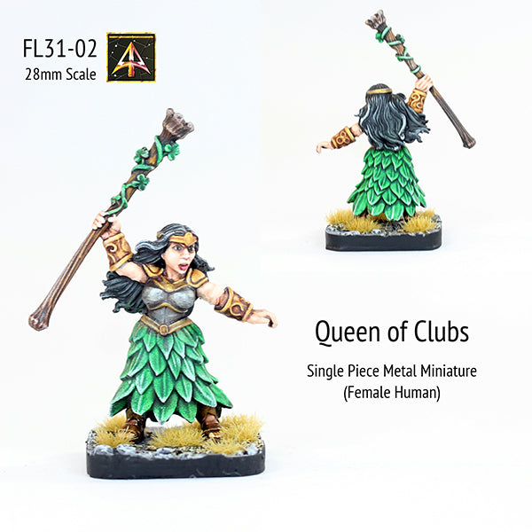 FL31-02 Queen of Clubs