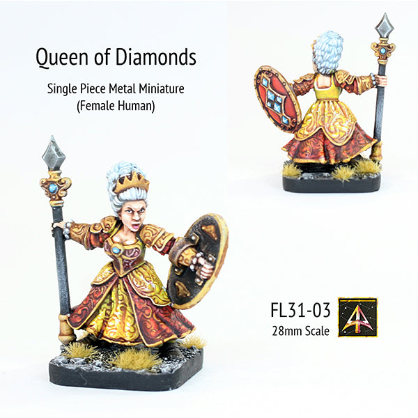 FL31-03 Queen of Diamonds
