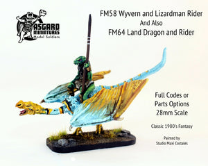 FM58 Wyvern with Lizardman (includes FM64 as option plus parts or set)