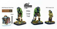 FM66 Large Troll (45mm tall) (for use in any scale)