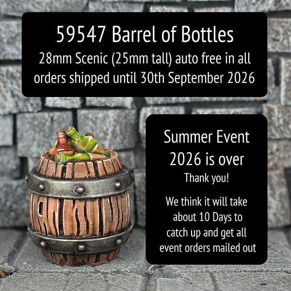 59547 Barrel of Bottles  (Automatically free in every shipped order until 30th September)