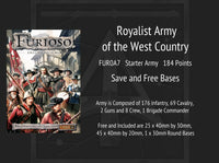 FURA07 Royalist Army of the West Country (Saver Starter Army with Free Bases)
