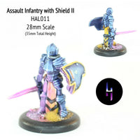 HAL011 Assault Infantry with Shield II (with free slot base)