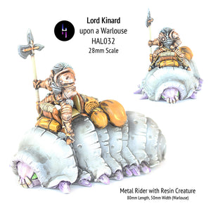 HAL032 Lord Kinard with long halfted battleaxe (Rider on Warlouse)