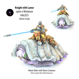 HAL033 Knight with Lance (Rider on Warlouse)