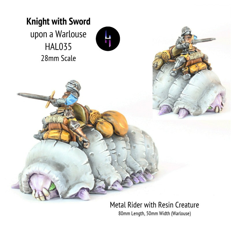 HAL035 Knight with Sword (Rider on Warlouse)