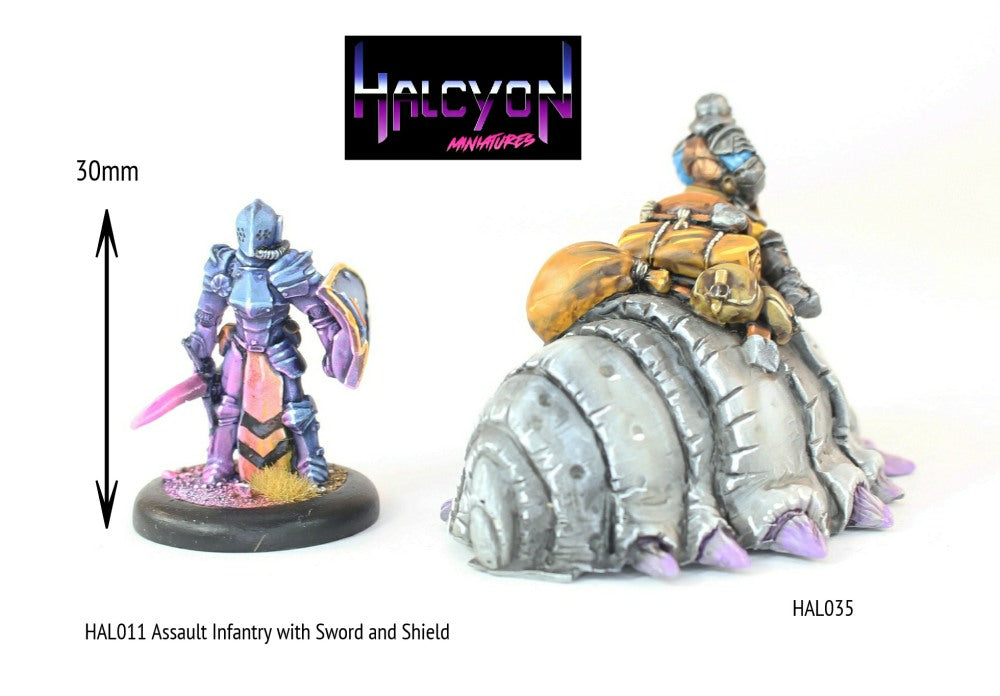 HAL035 Knight with Sword (Rider on Warlouse)