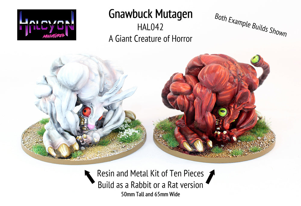 HAL042 Gnawbuck Mutagen (Giant Creature) (Build as Rabbit or Rat)