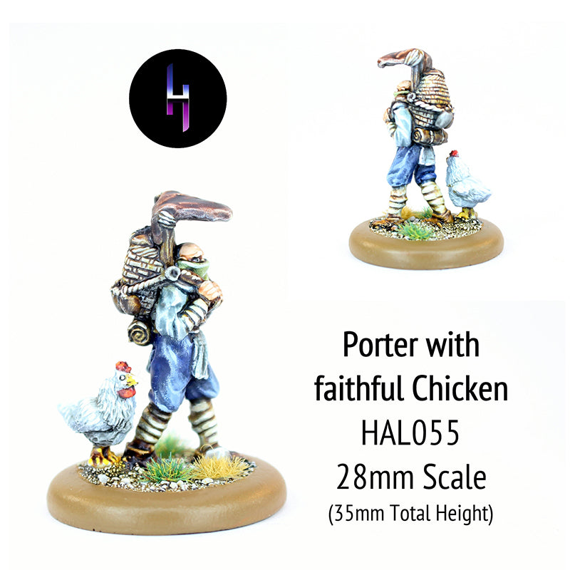 HAL055 Porter with faithful chicken (Free Slot Base)